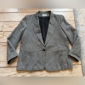 Vintage Alfred dunner wool blend blazer size 14W